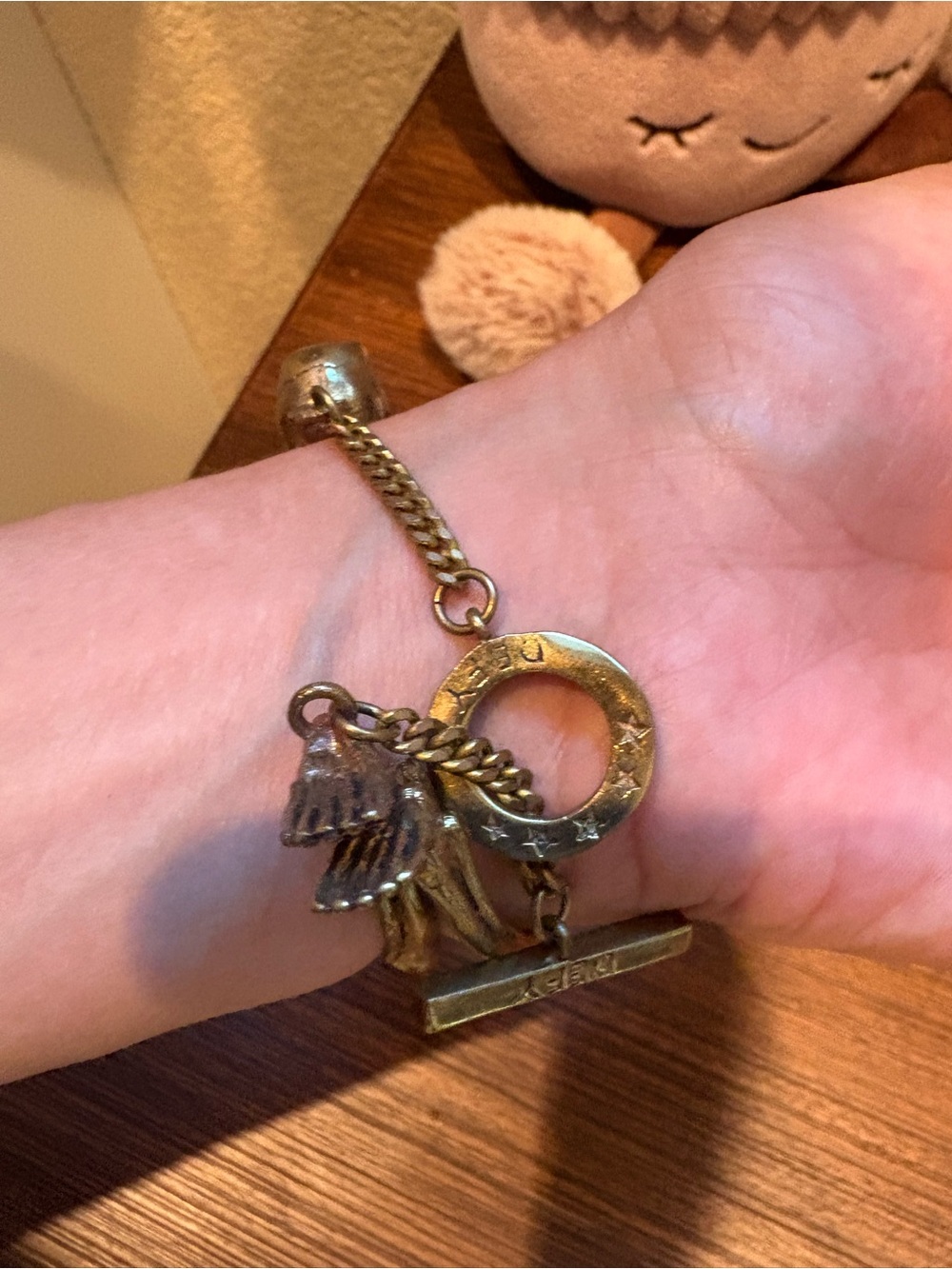 Brass Skeleton Cuff - Picture 4 of 8